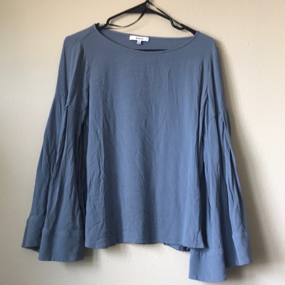 Blue dressy top